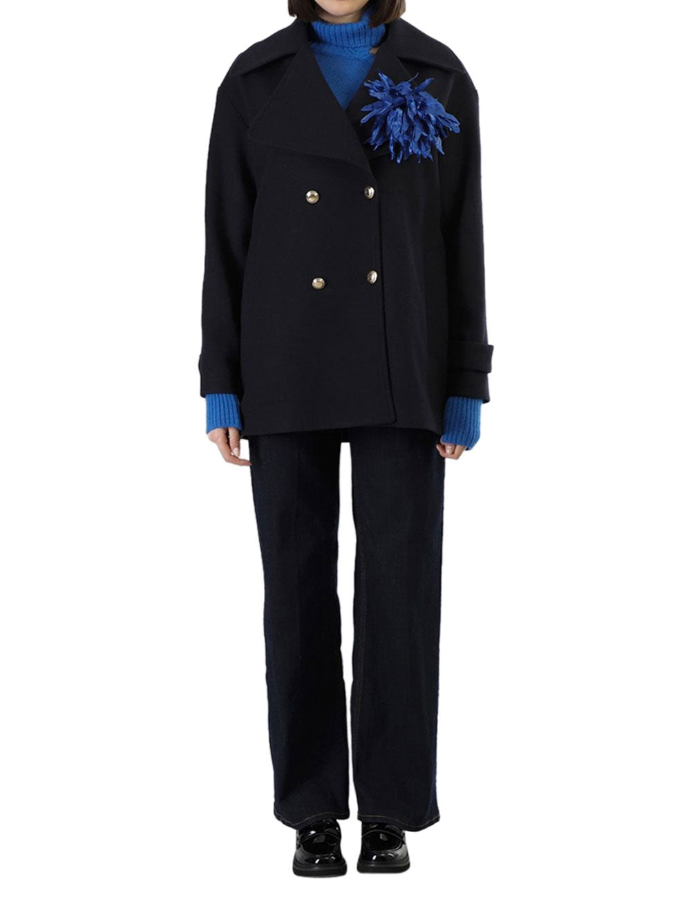 CAFE'NOIR Cappotto Donna - Blu modello C7JI0079