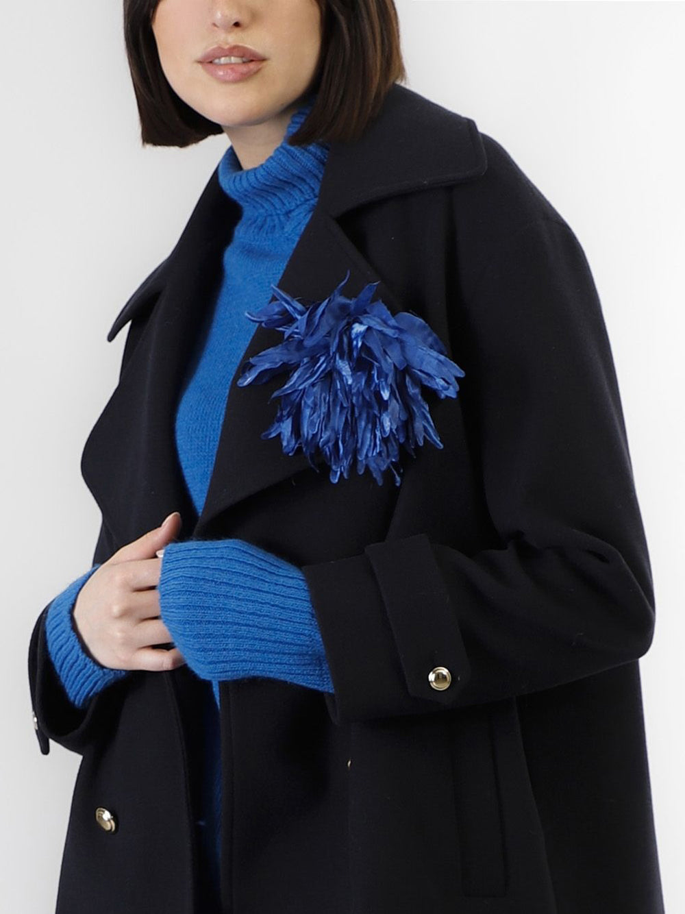 CAFE'NOIR Cappotto Donna - Blu modello C7JI0079