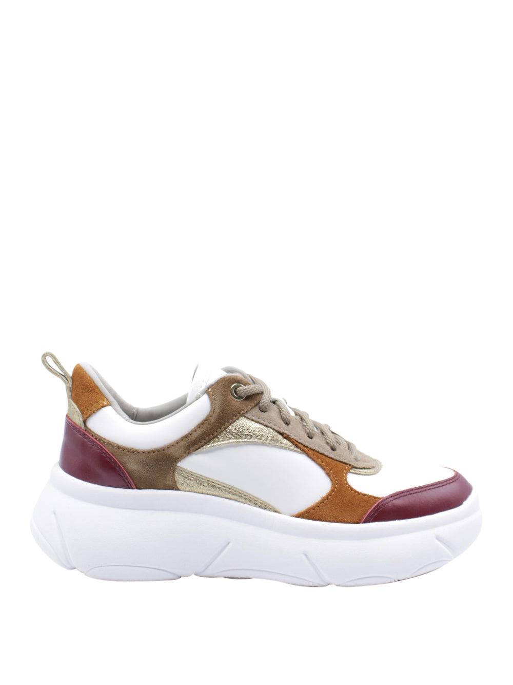 GEOX Sneakers platform Donna - Bianco modello D46NHD