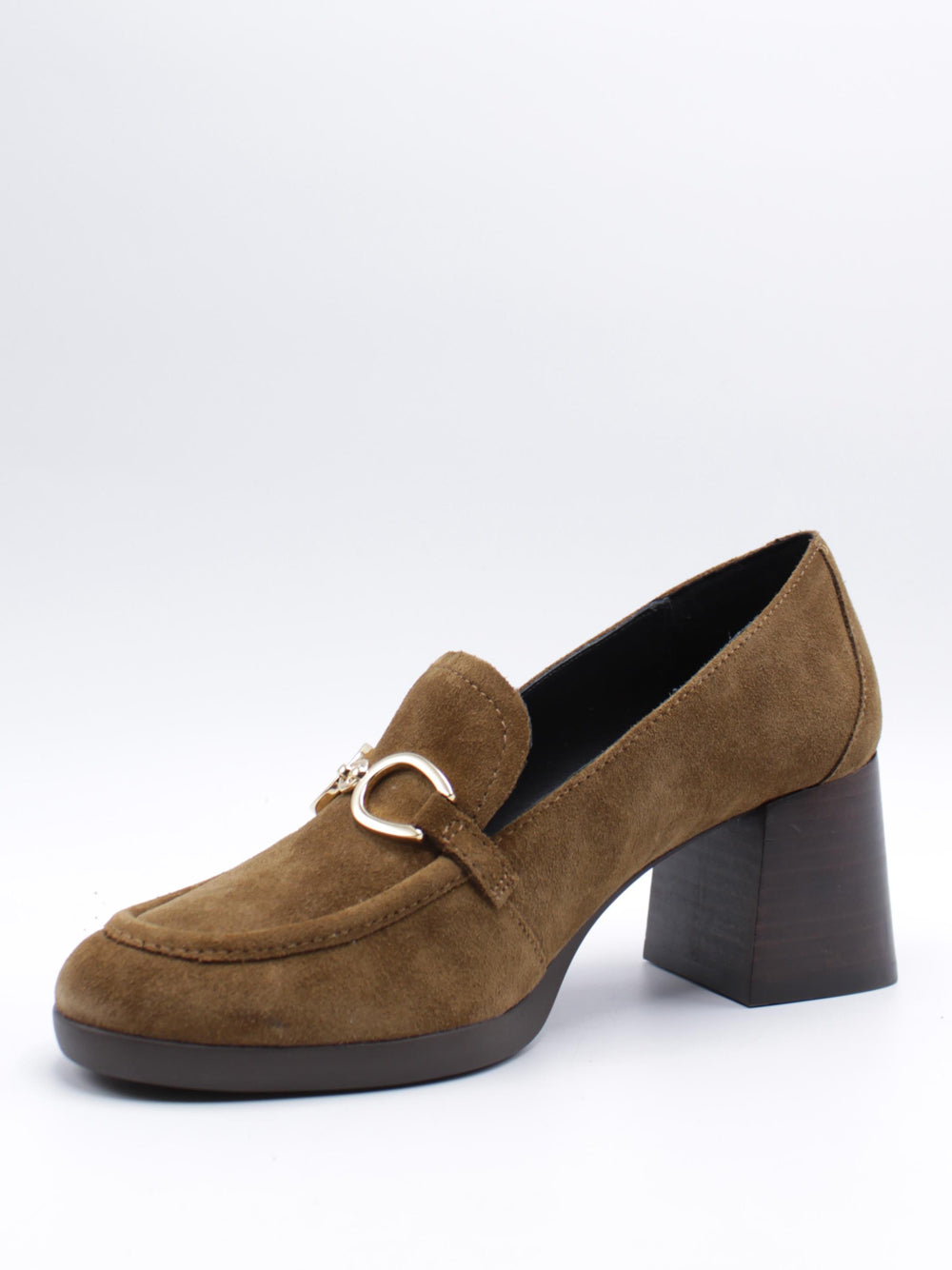 GEOX Mocassini con tacco Donna - Beige modello D46XBF