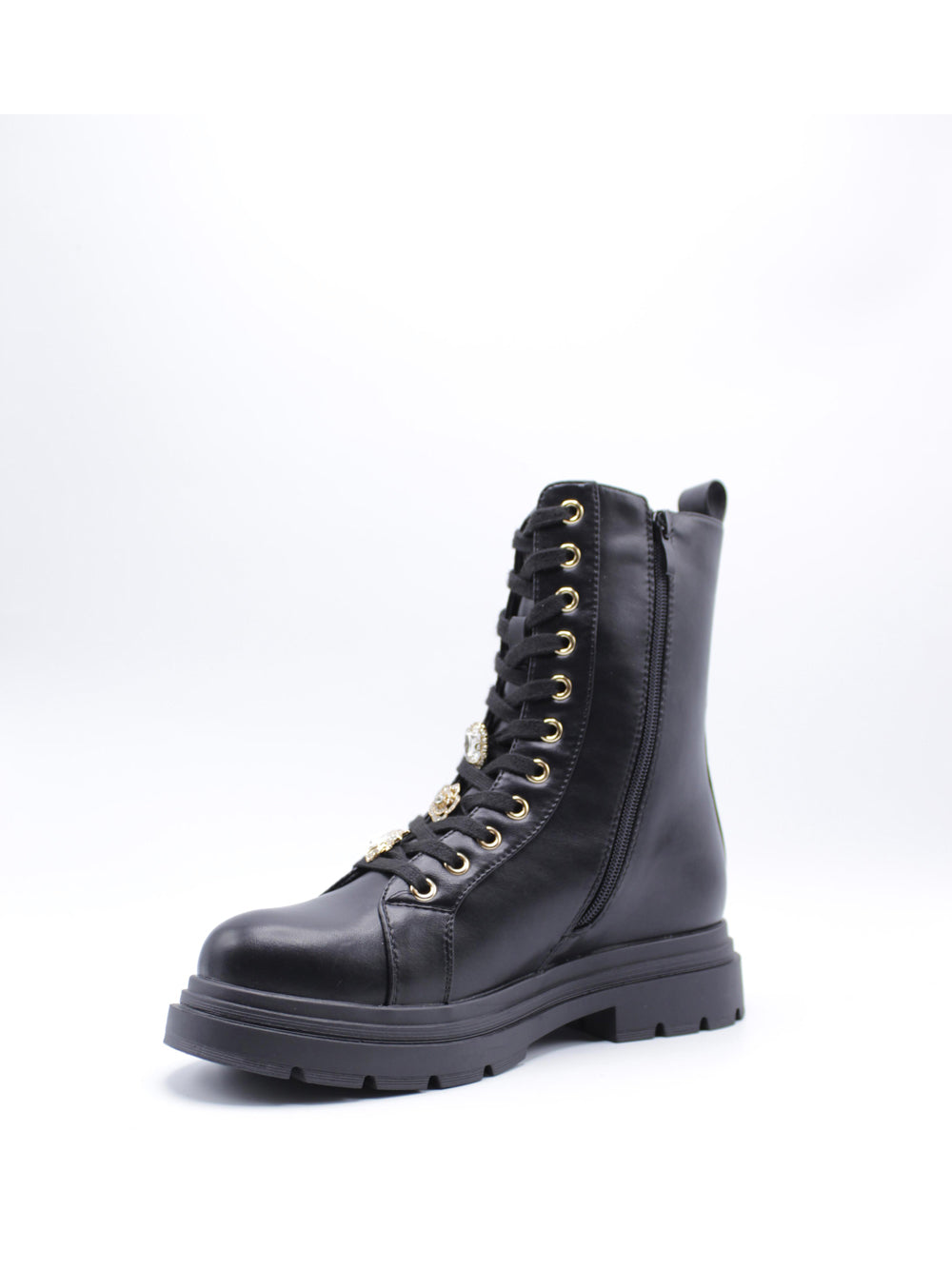 GOLD&GOLD Stivaletti con zip Donna - Nero modello GW355