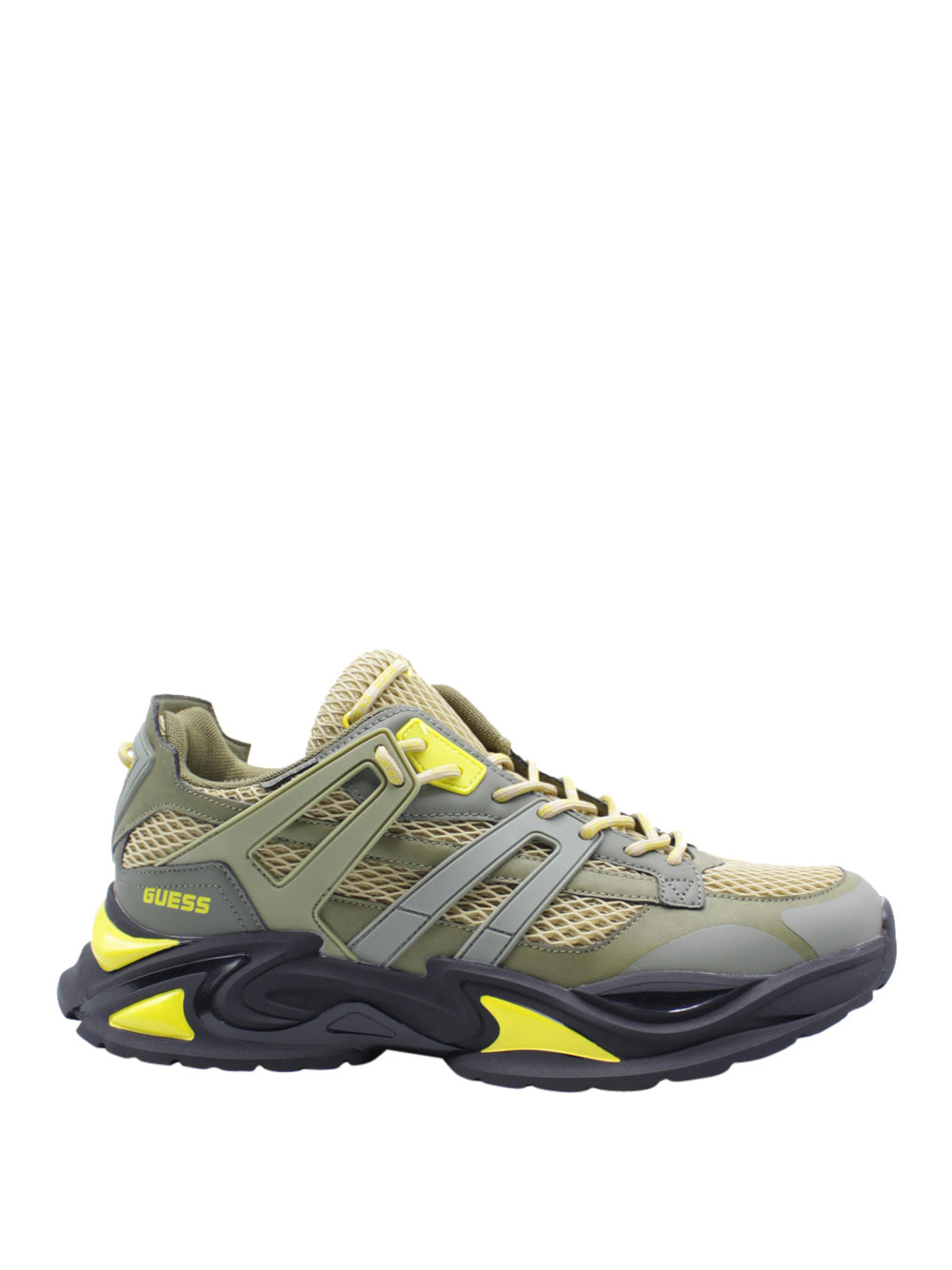 GUESS Sneakers Uomo - Verde modello FMJBELELL12