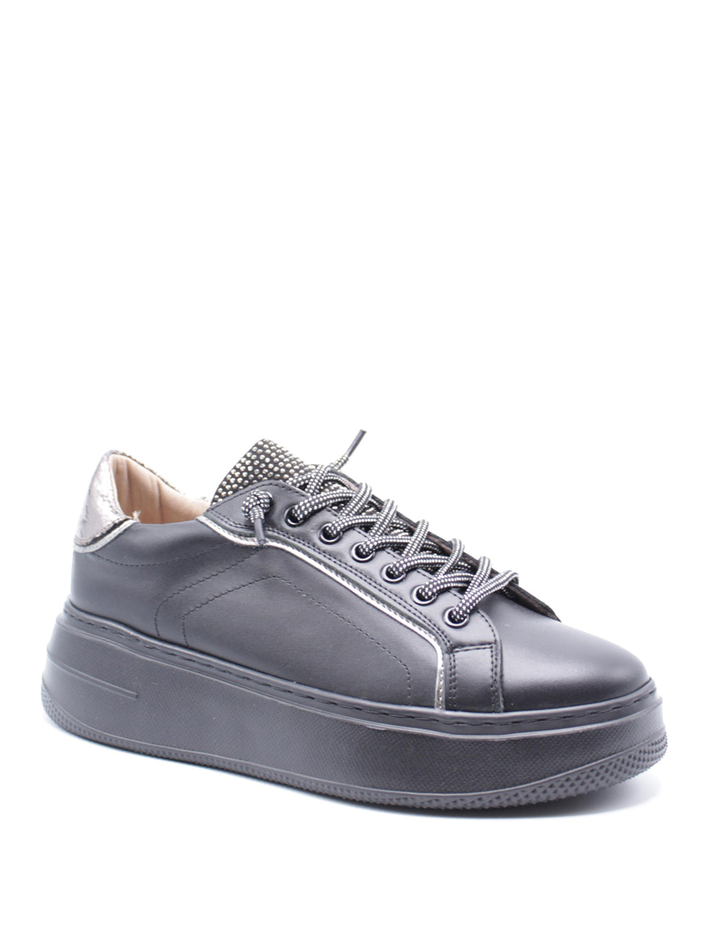 KEY'S Sneakers platform Donna - Nero modello K9885