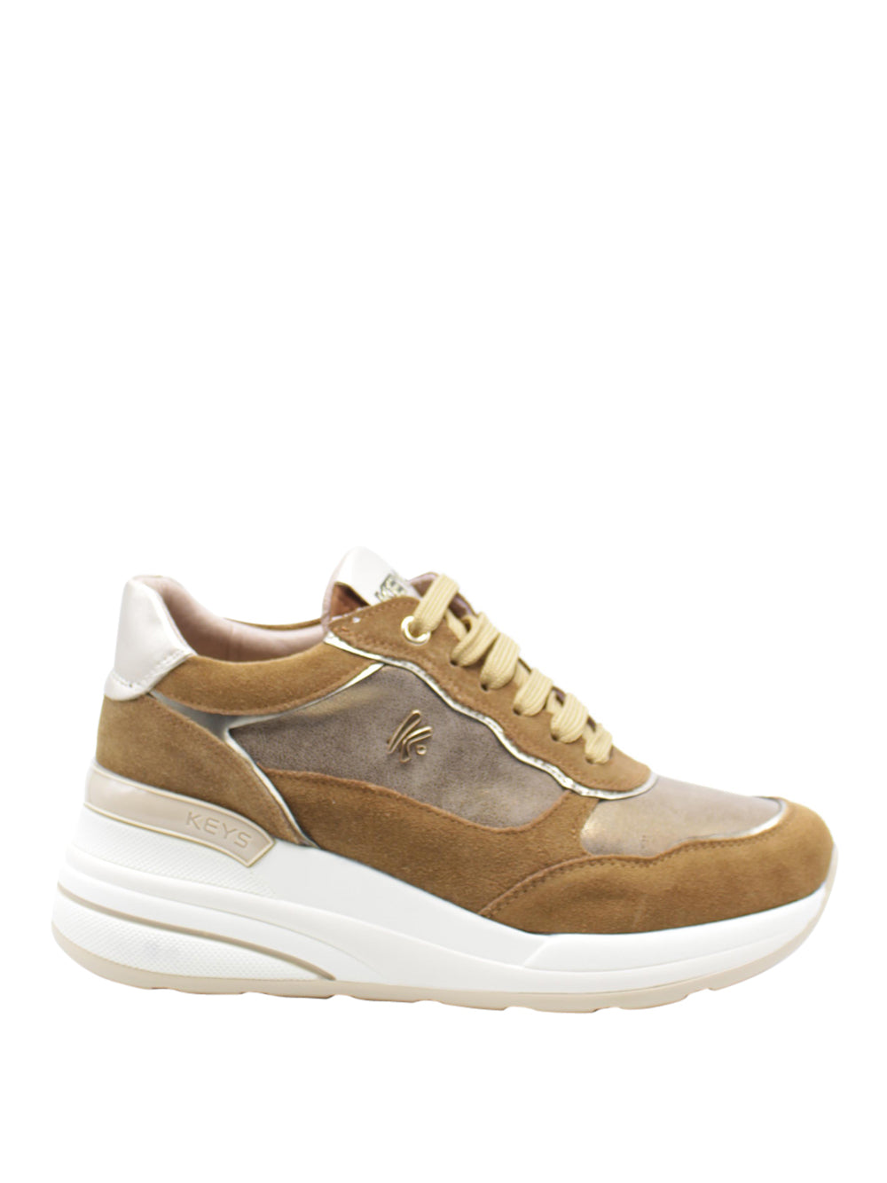 KEY'S Sneakers con zeppa Donna - Beige modello K9953