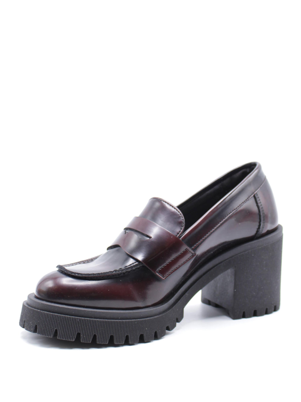 NACREE Mocassini con tacco Donna - Bordò modello 6007004