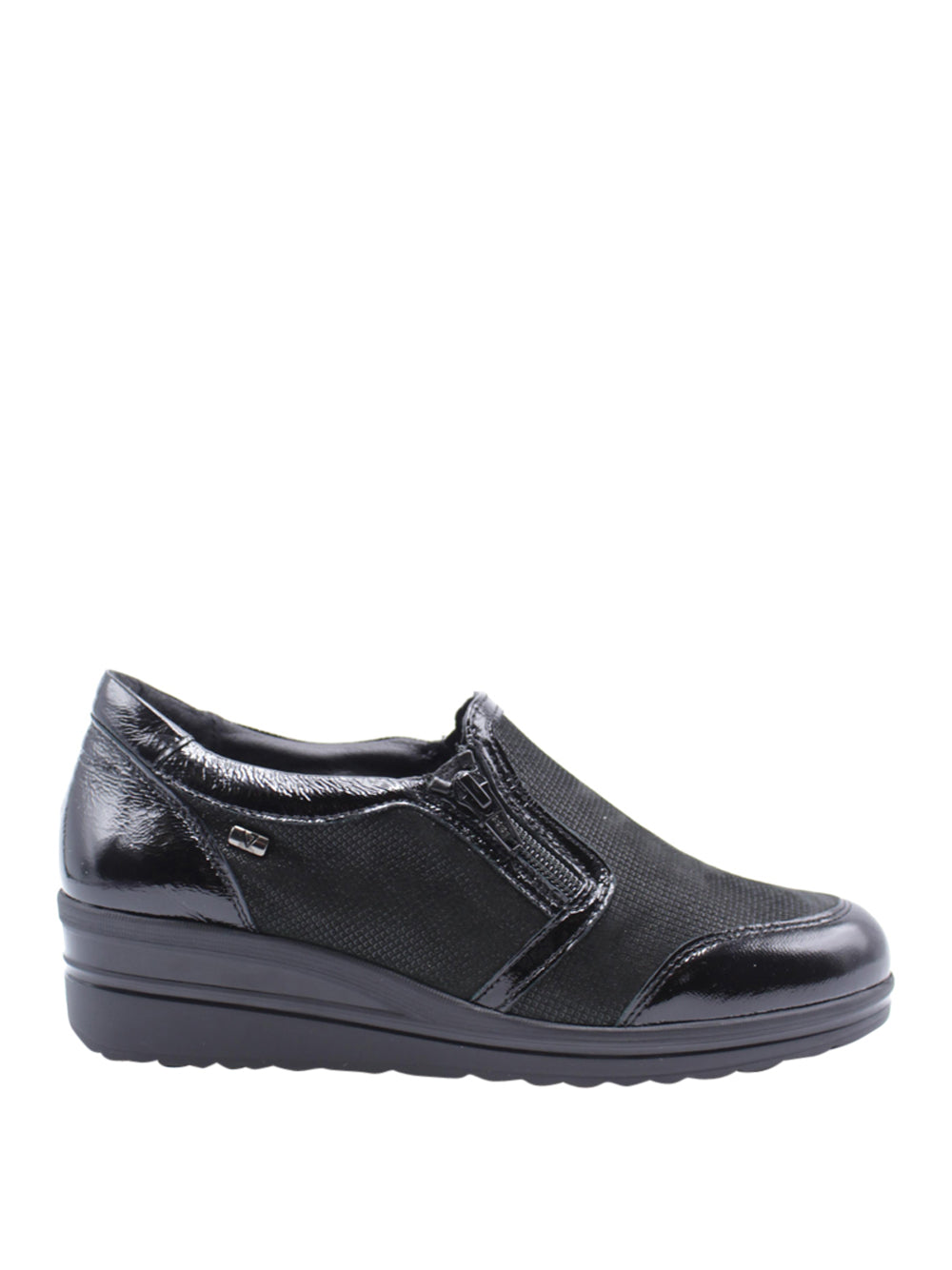 VALLEVERDE Sneakers con zeppa Donna - Nero modello 36207