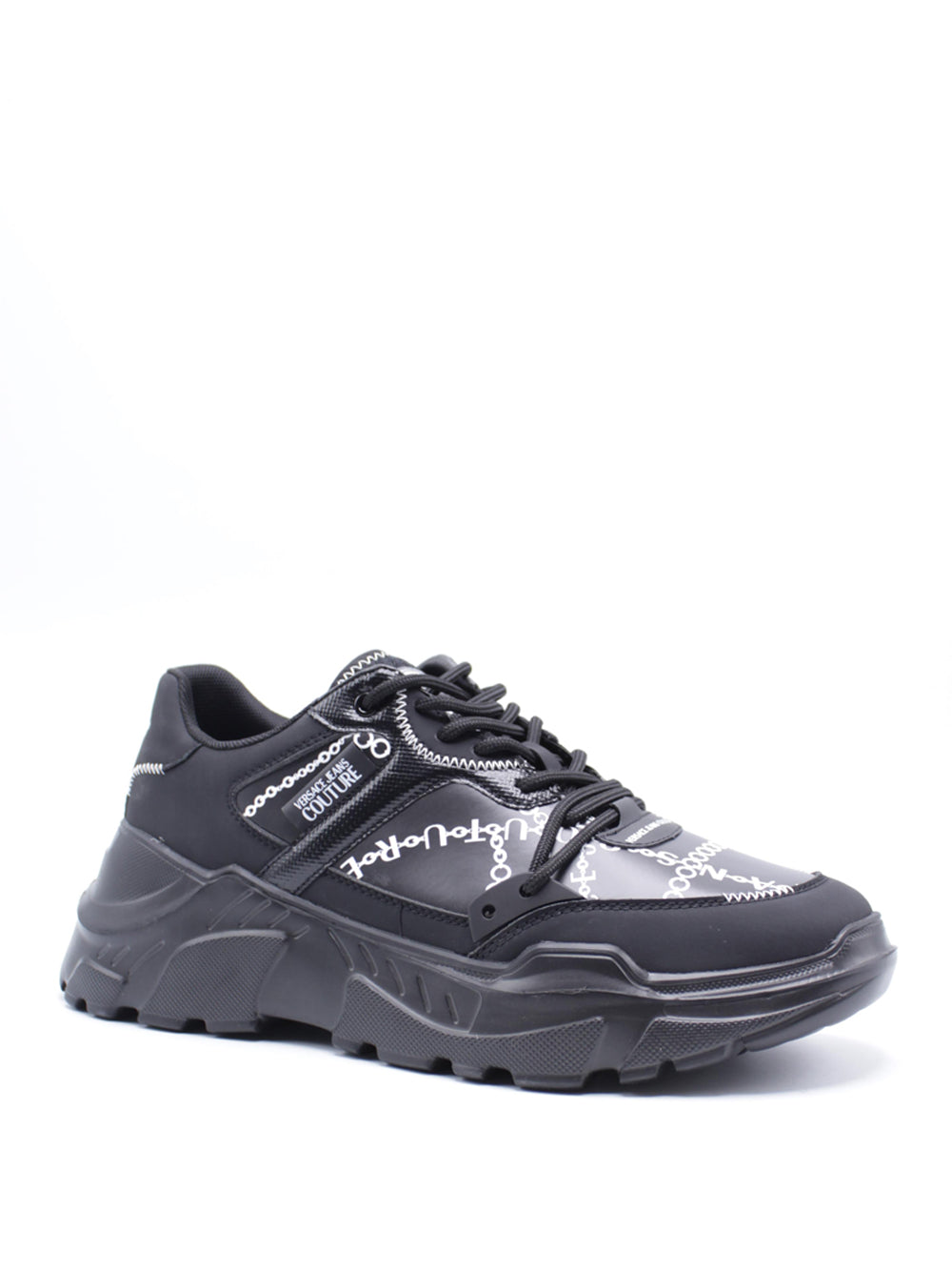 VERSACE JEANS COUTURE Sneakers Uomo - Nero modello 77YA3SC9