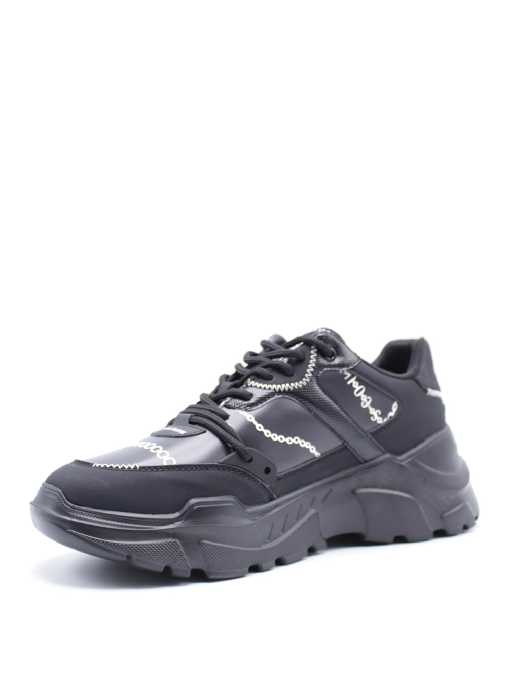 VERSACE JEANS COUTURE Sneakers Uomo - Nero modello 77YA3SC9