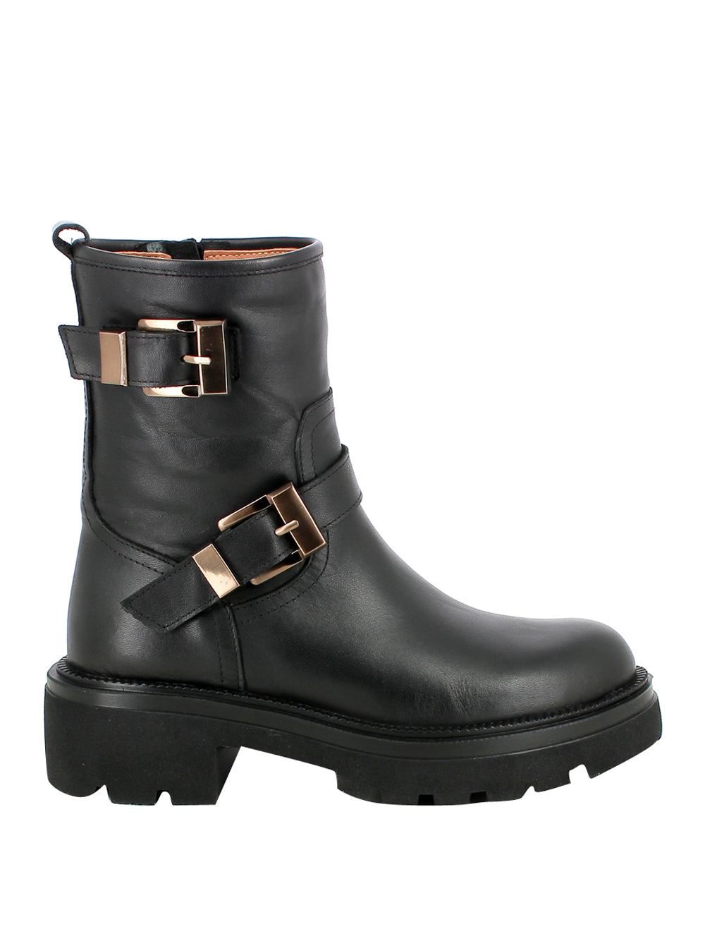 ALBANO Stivaletti Biker Donna - Nero modello 3027