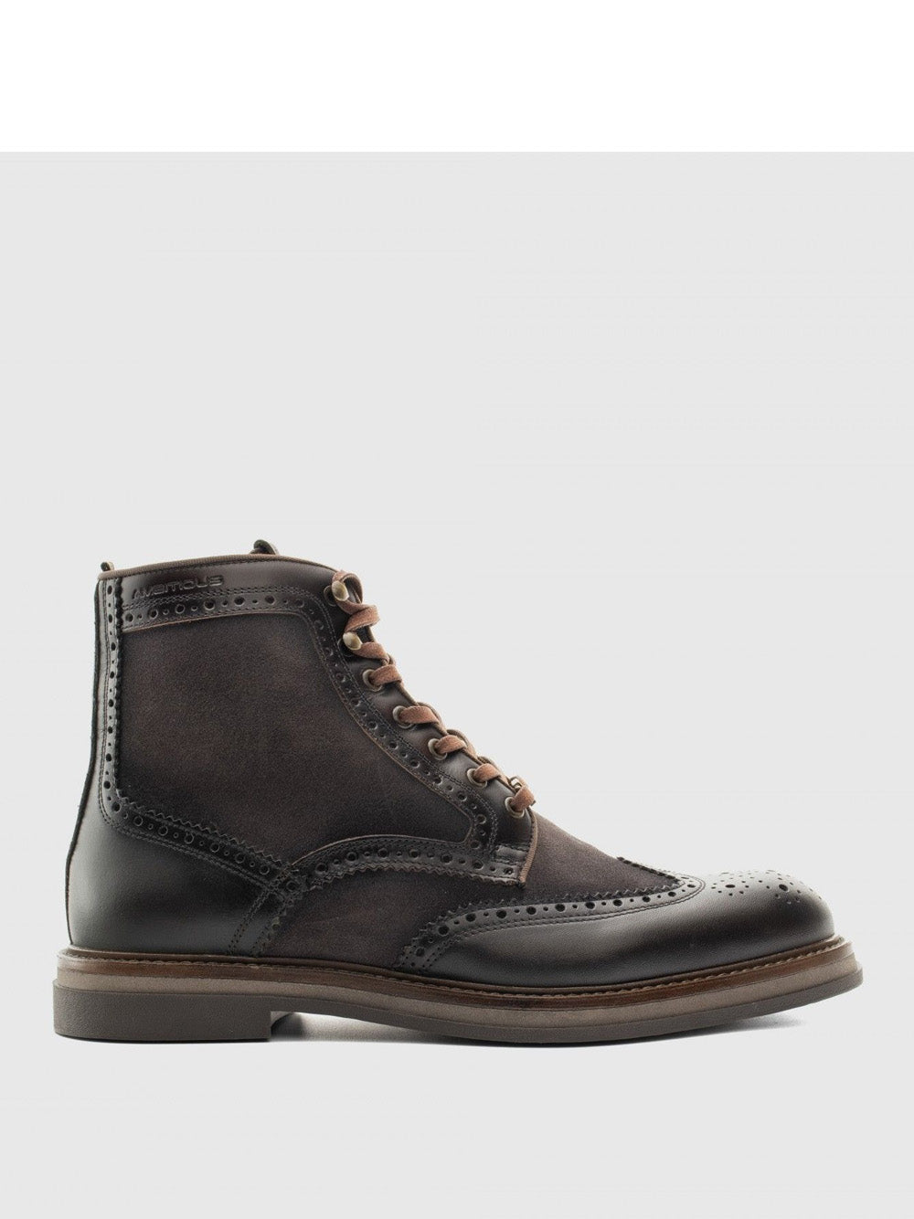 AMBITIOUS Stivaletti beatles Uomo - Testa di moro modello 12432B-1284AM