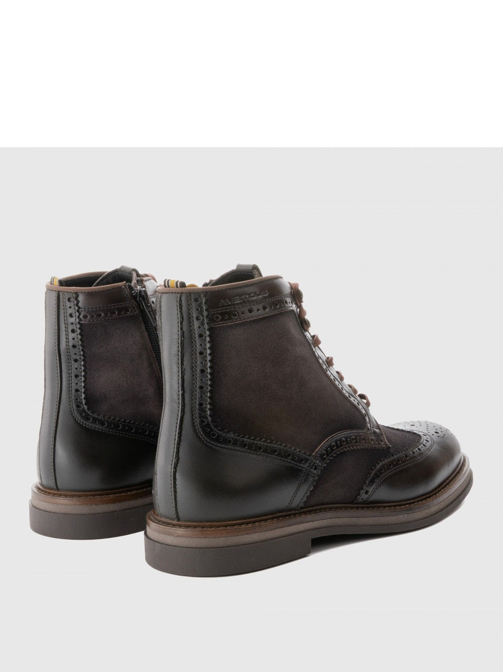 AMBITIOUS Stivaletti beatles Uomo - Testa di moro modello 12432B-1284AM