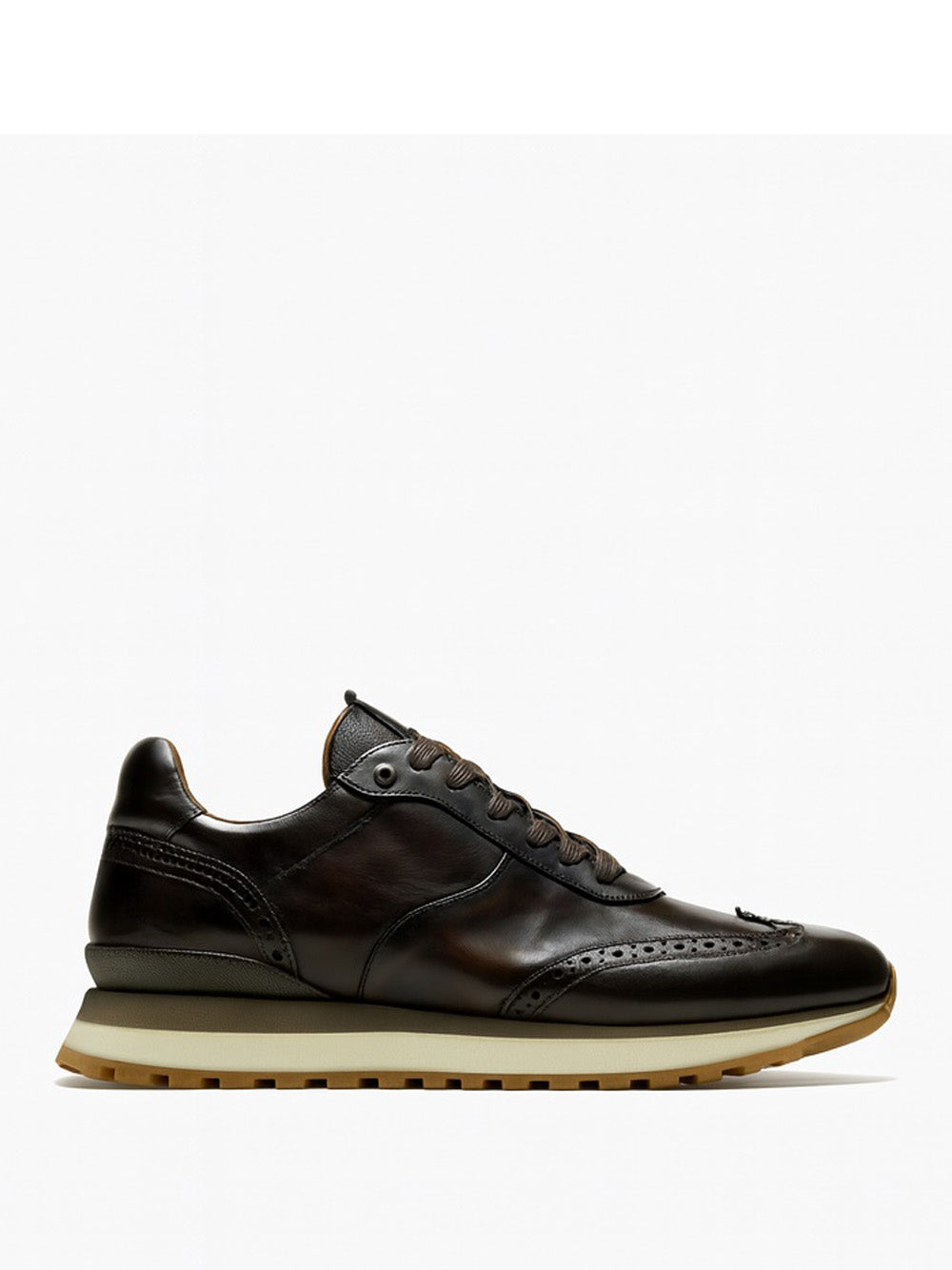 AMBITIOUS Sneakers plantare estraibile Uomo - Testa di moro modello 13139-7290AM