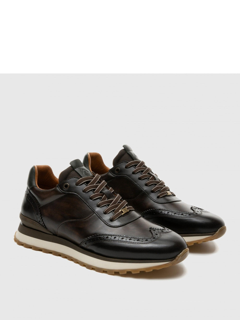 AMBITIOUS Sneakers plantare estraibile Uomo - Testa di moro modello 13139-7290AM
