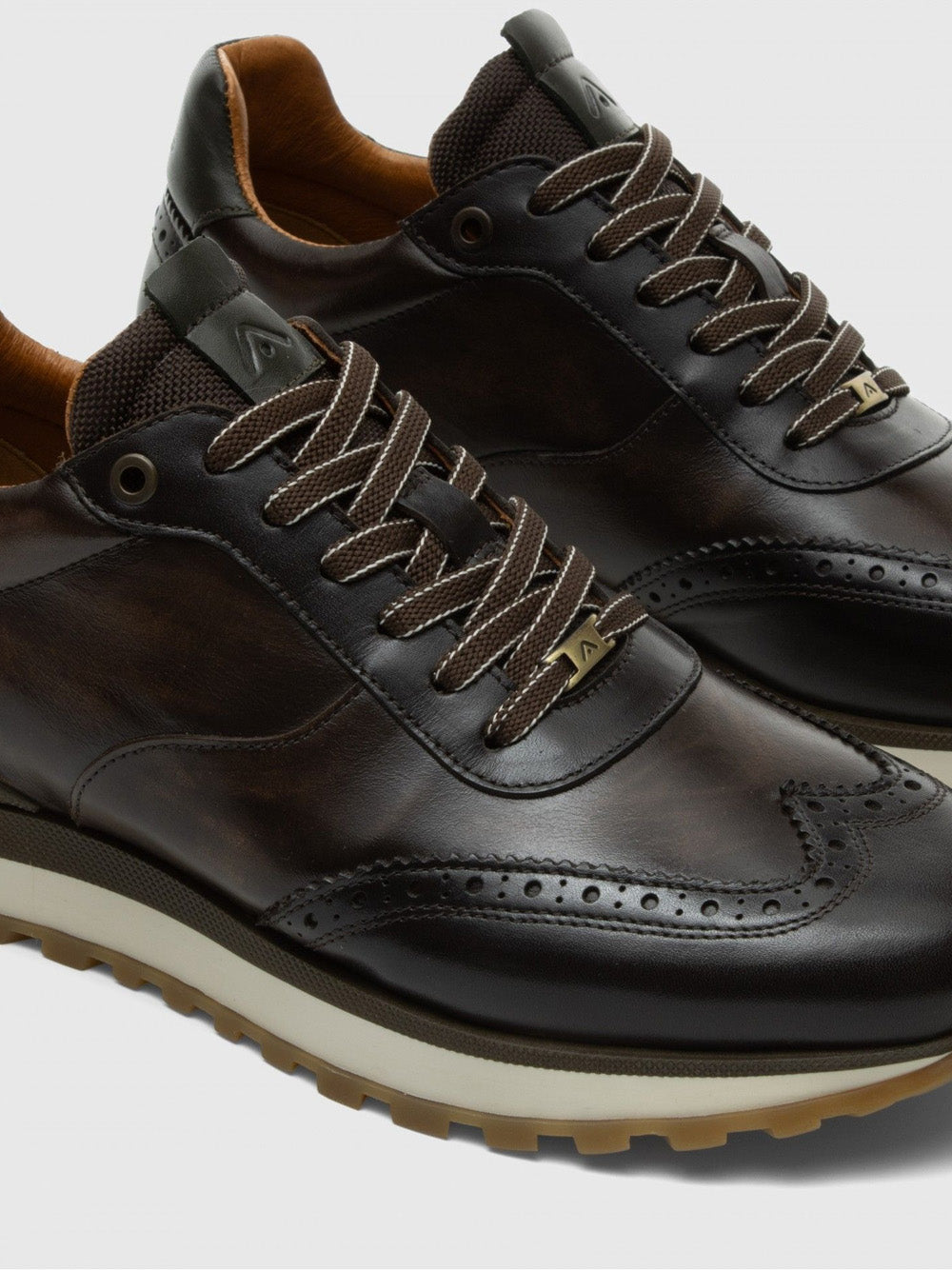 AMBITIOUS Sneakers plantare estraibile Uomo - Testa di moro modello 13139-7290AM