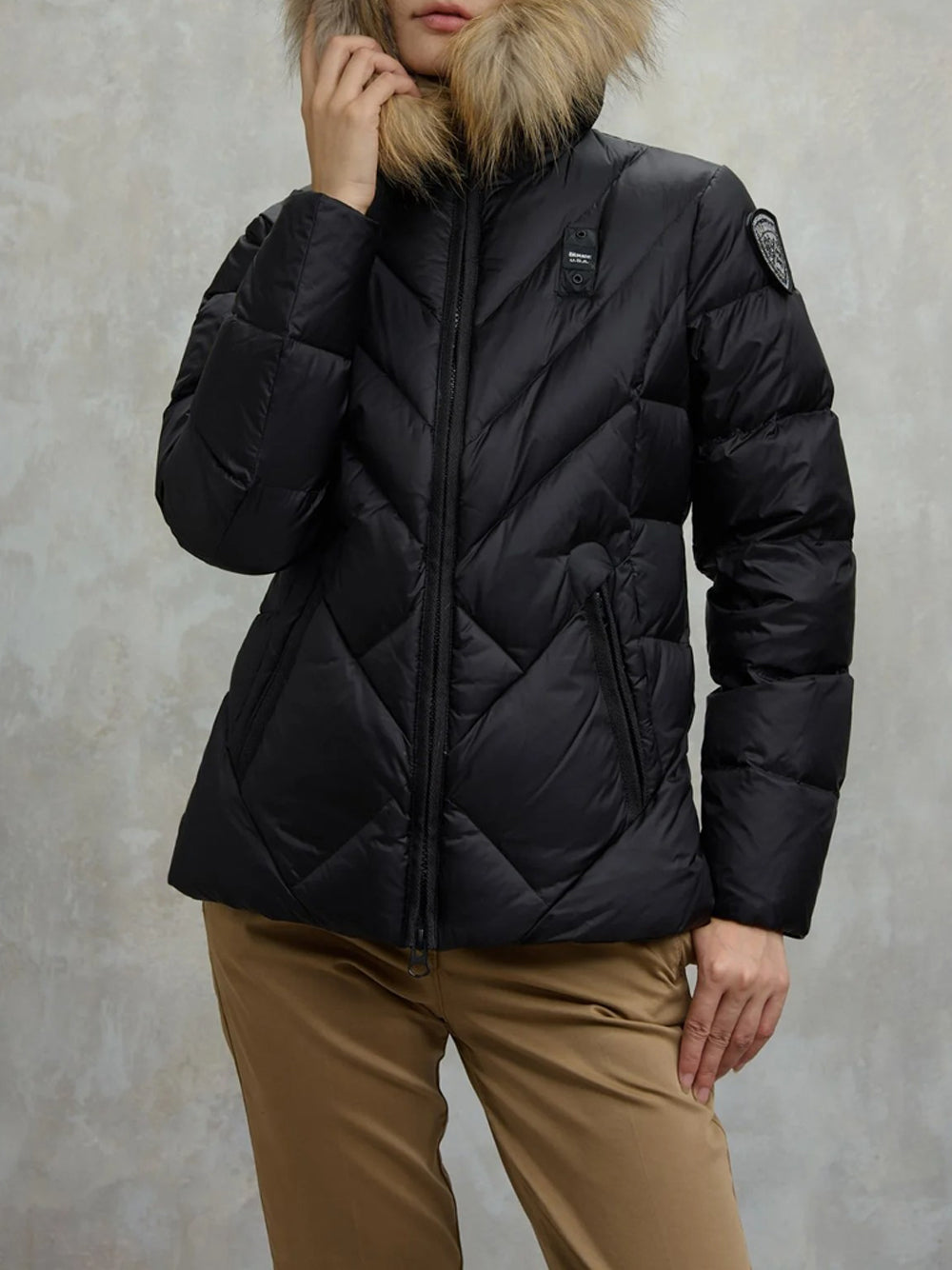 BLAUER Giubbino Donna - Nero modello 25WBLDC03097