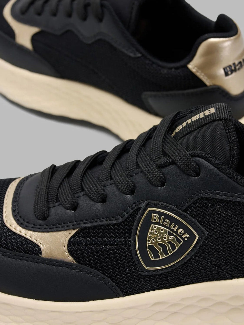 BLAUER Sneakers plantare estraibile Donna - Nero modello F5LYNN01/LEG