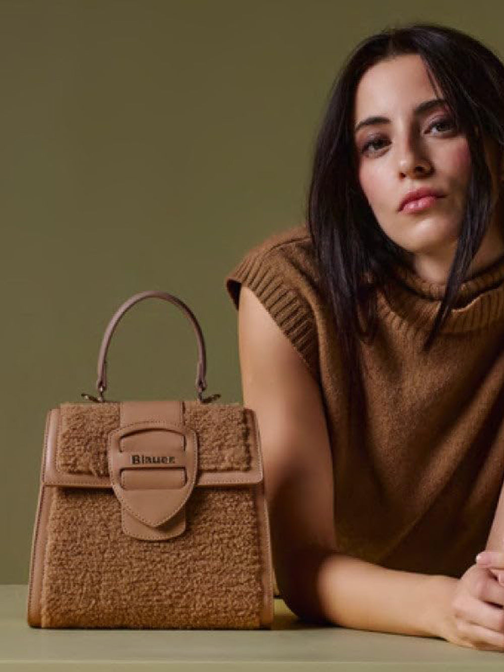 BLAUER Borsa a Tracolla Donna - Beige modello F5WALLY05/WIN