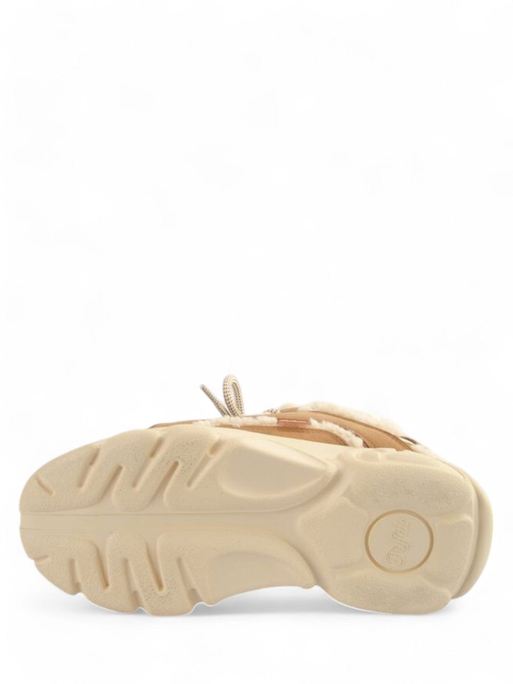 BUFFALO Sneakers platform Donna - Beige modello 1636023