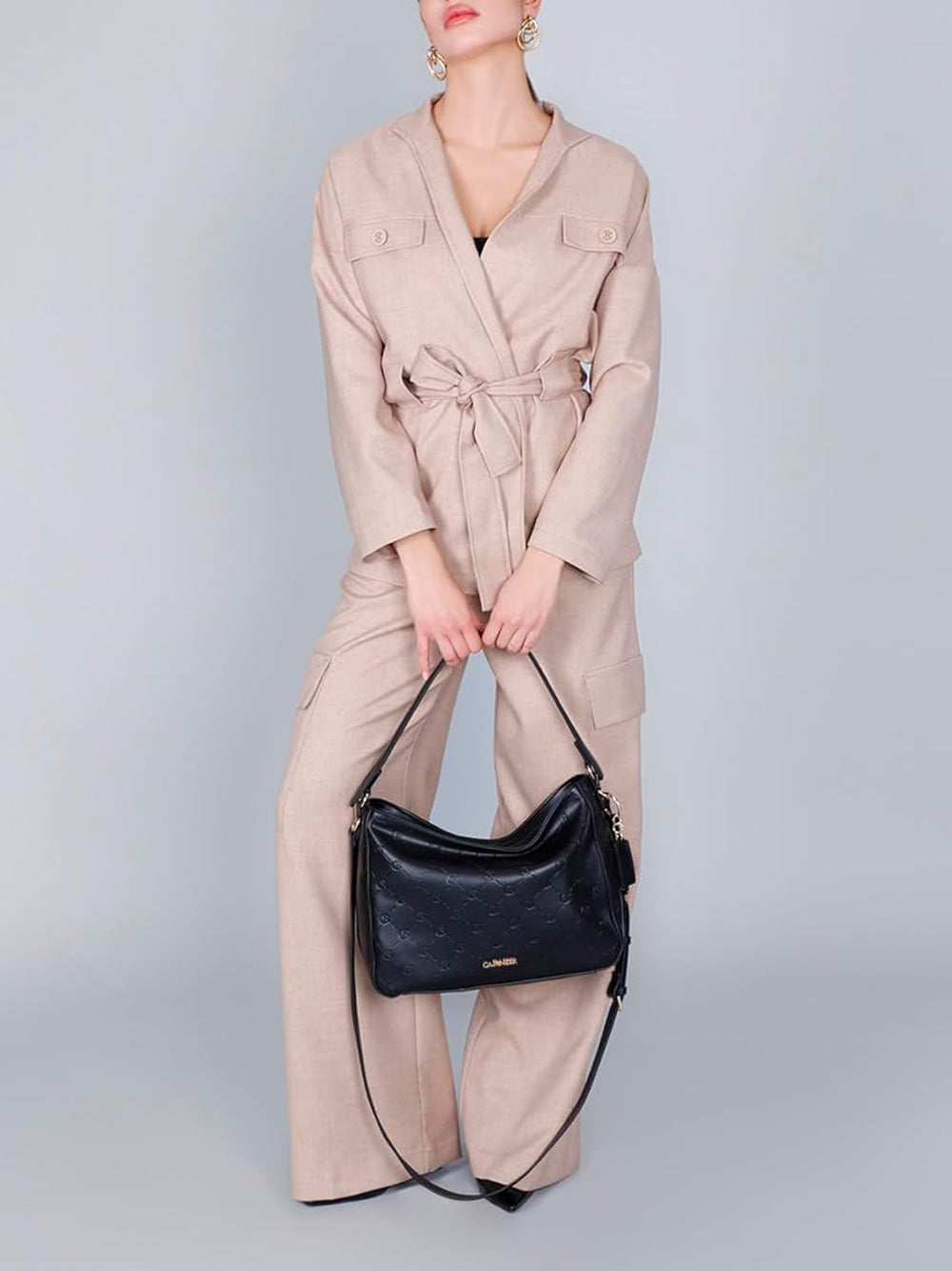 CAFE'NOIR Borsa a Spalla Donna - Nero modello C3NM0941