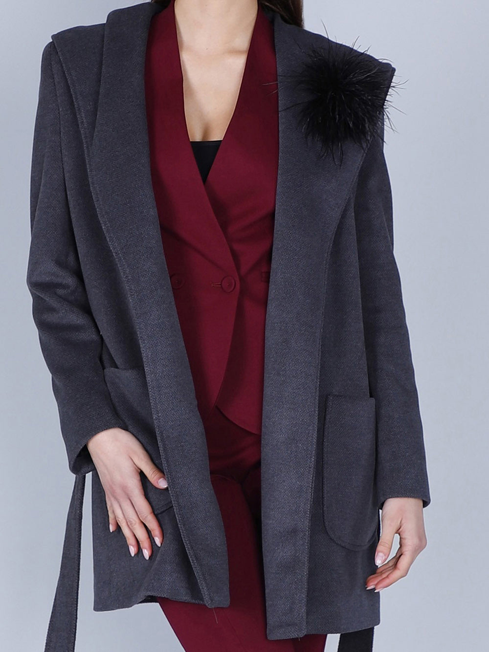 CAFE'NOIR Giubbino Donna - Grigio modello C7JI0105