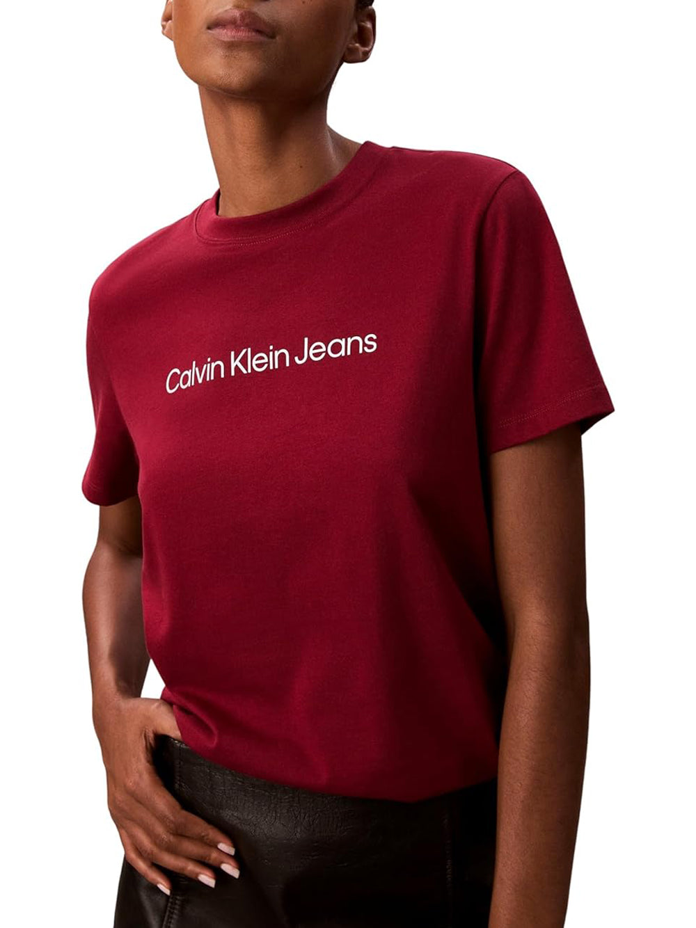 CALVIN KLEIN T-shirt Donna - Rosso modello LV047C912G
