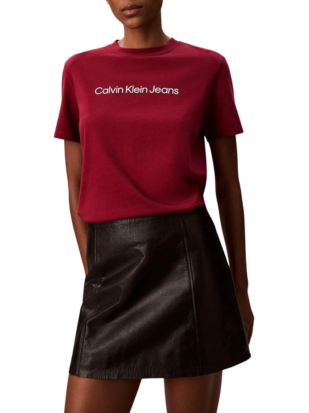 CALVIN KLEIN T-shirt Donna - Rosso modello LV047C912G