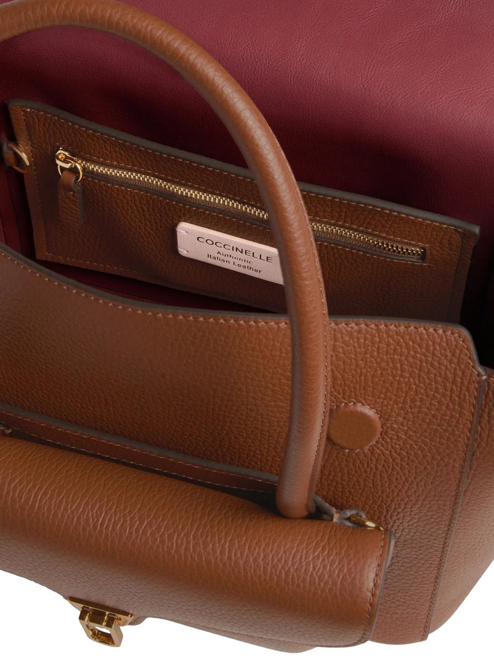 COCCINELLE Borsa a Spalla Donna - Cognac modello E1T8A180201