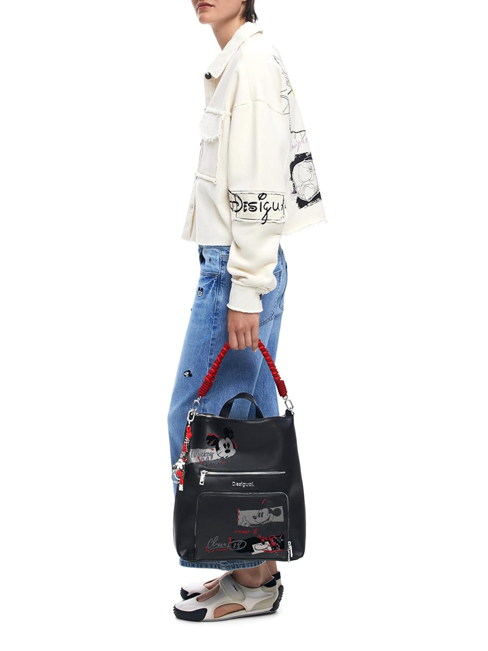 DESIGUAL Borsa a Zainetto Donna - Nero modello 25WAKP01