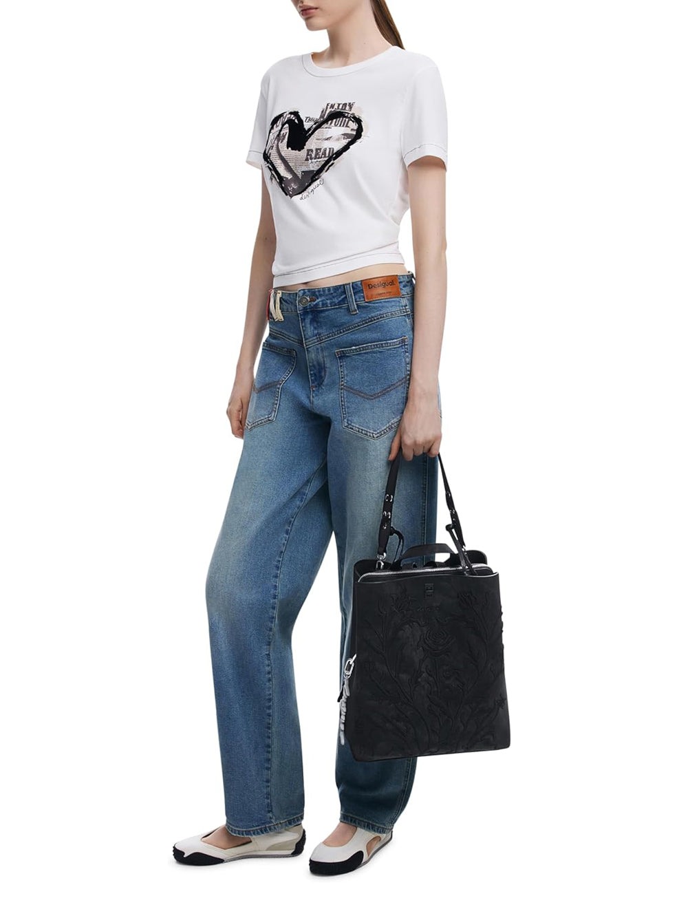 DESIGUAL Borsa a Zainetto Donna - Nero modello 25WAKP06