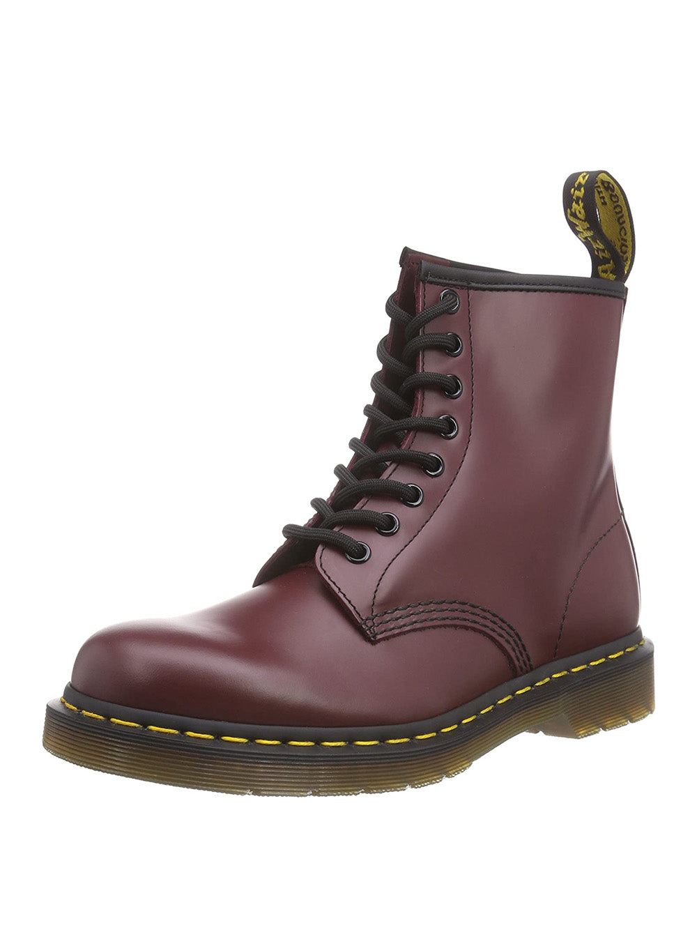 DR. MARTENS Stivaletti anfibio Donna - Rosso modello 1460 SMOOTH