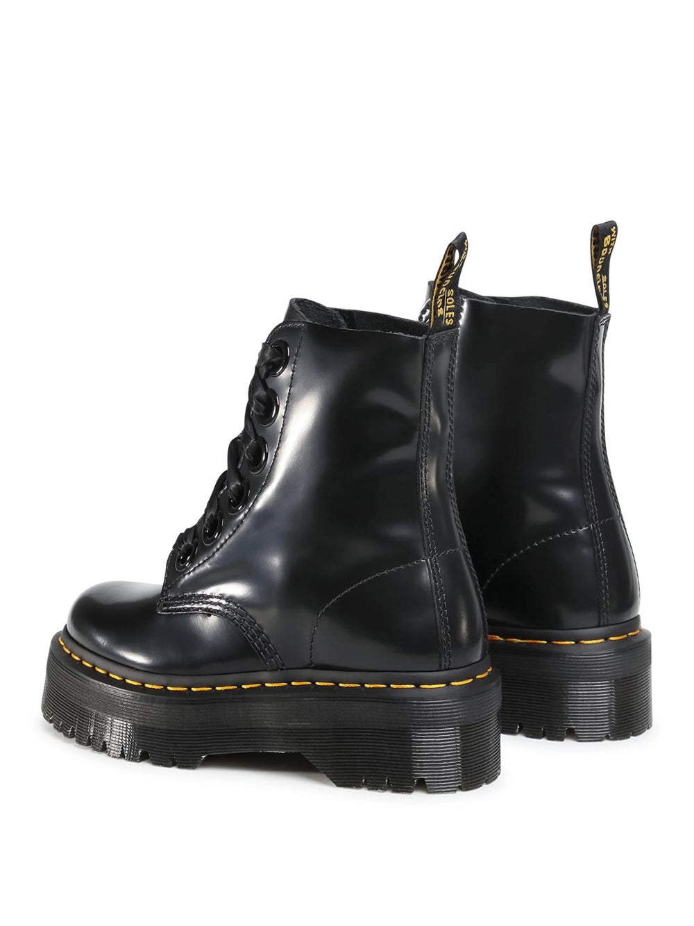DR. MARTENS Stivaletti platform Donna - Nero modello MOLLY BUTTERO