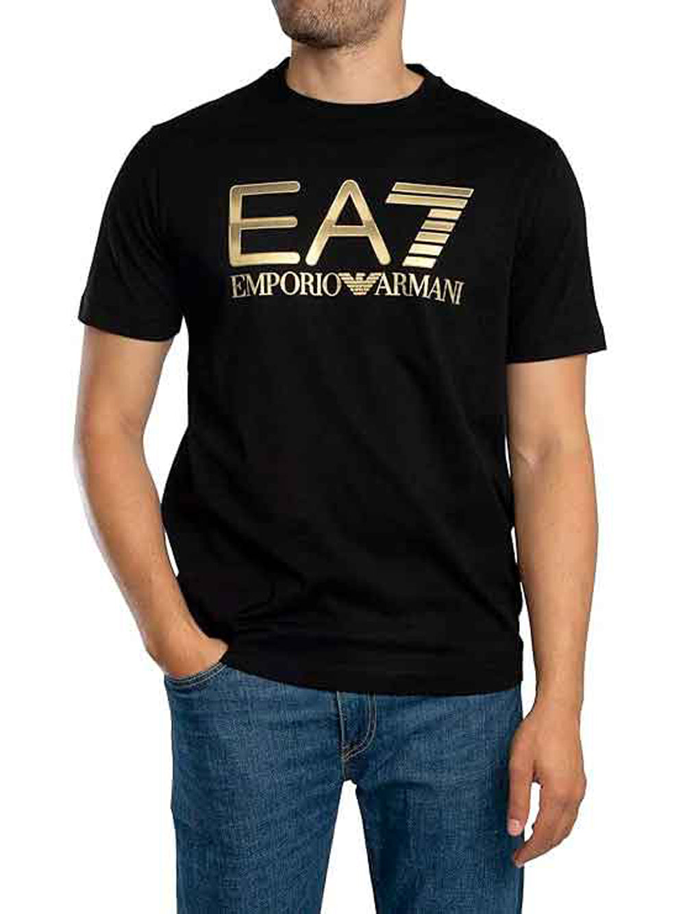 EA7 T-shirt Uomo - Nero modello 7M001189AF17789