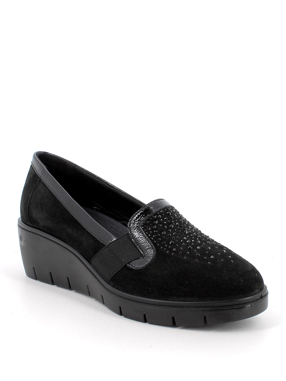 ENVAL SOFT Mocassini con zeppa Donna - Nero modello 8766100