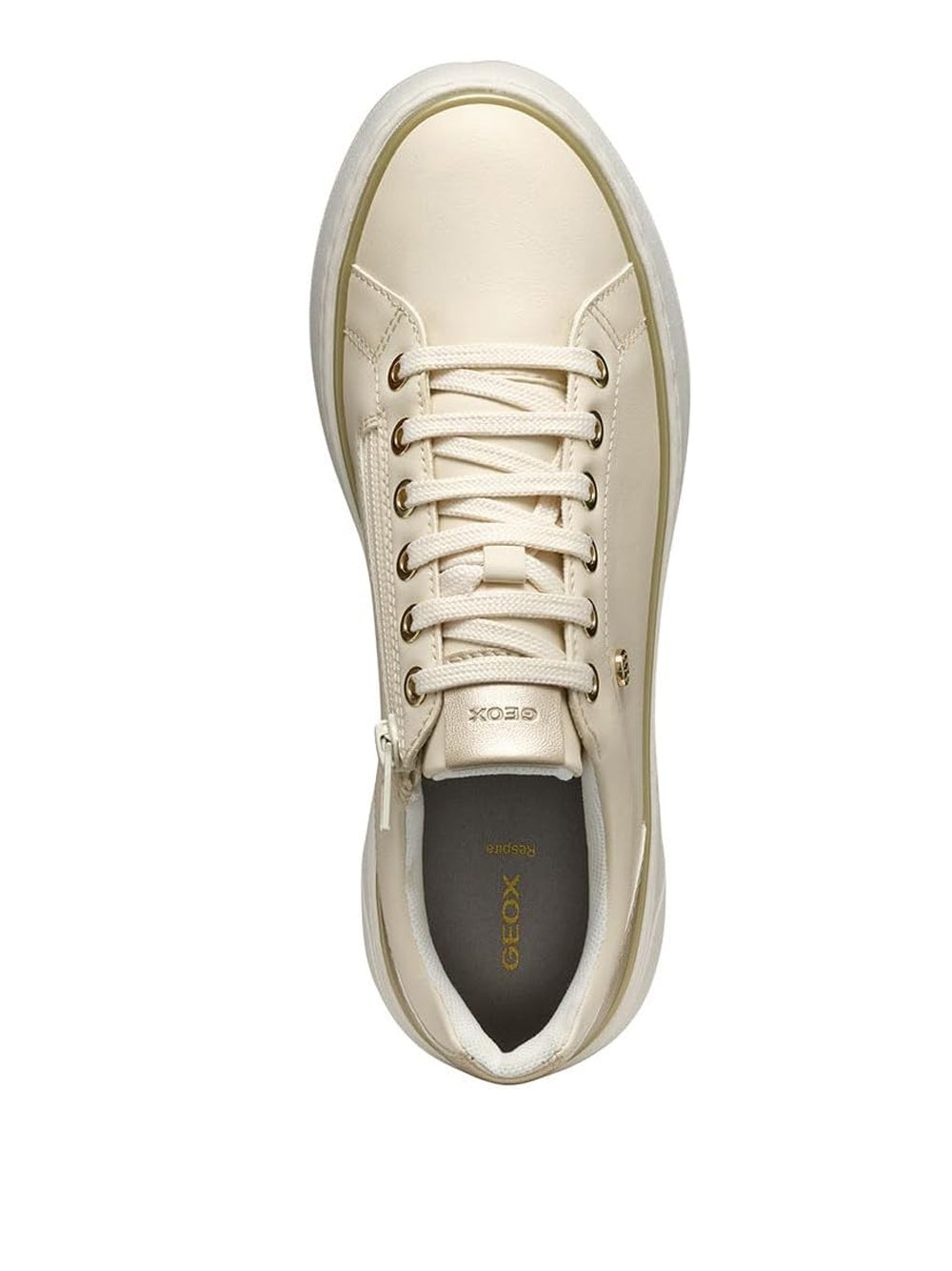 GEOX Sneakers platform Donna - Beige modello D55YHA 054AJ