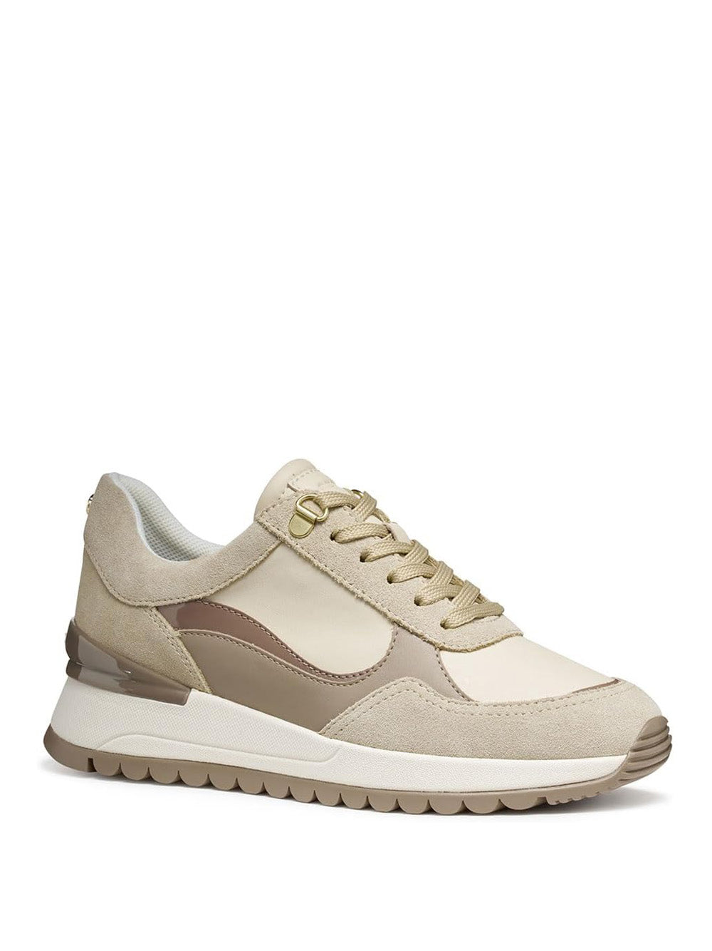GEOX Sneakers con zeppa Donna - Taupe modello D5600A 2285