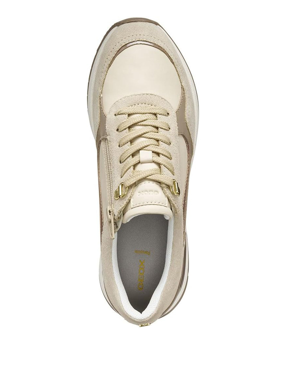GEOX Sneakers con zeppa Donna - Taupe modello D5600A 2285