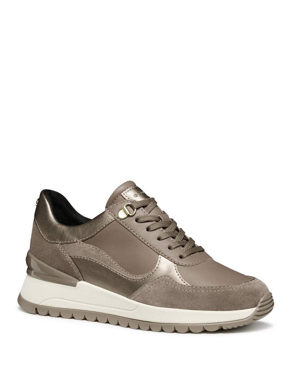GEOX Sneakers con zeppa Donna - Taupe modello D5600A 8522