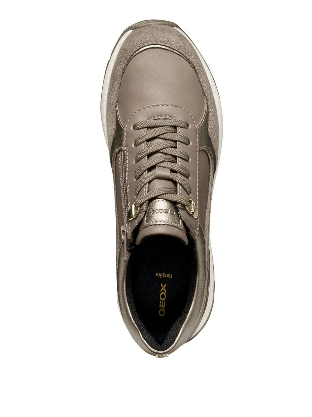 GEOX Sneakers con zeppa Donna - Taupe modello D5600A 8522