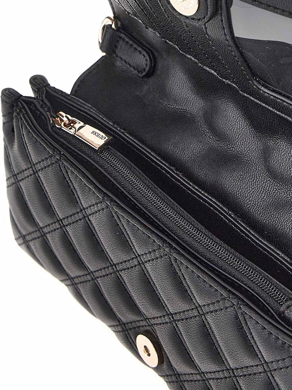GUESS Borsa a Tracolla Trapuntata Donna - Nero modello HWQG9673750