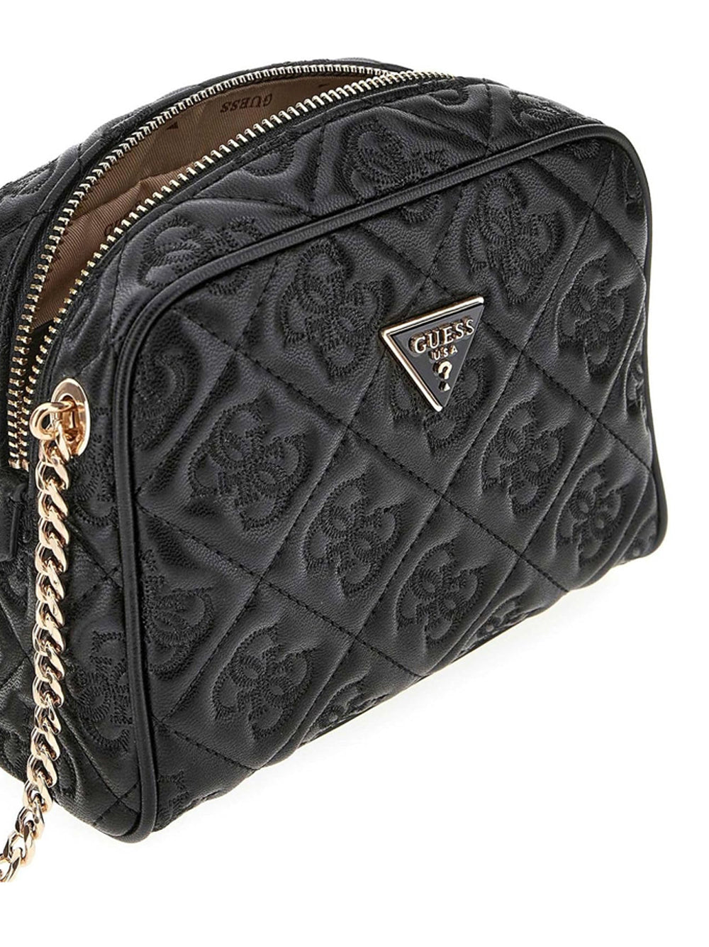 GUESS Borsa a Tracolla logato Donna - Nero modello HWQL9658140