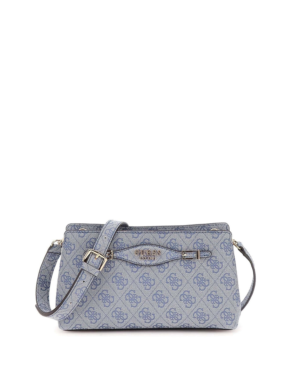 GUESS Borsa a Spalla logato Donna - Celeste modello HWSG9652120