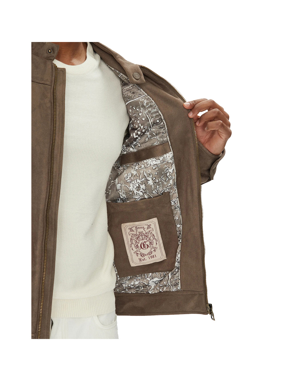 GUESS Giubbino Uomo - Marrone modello M5YL02W0252