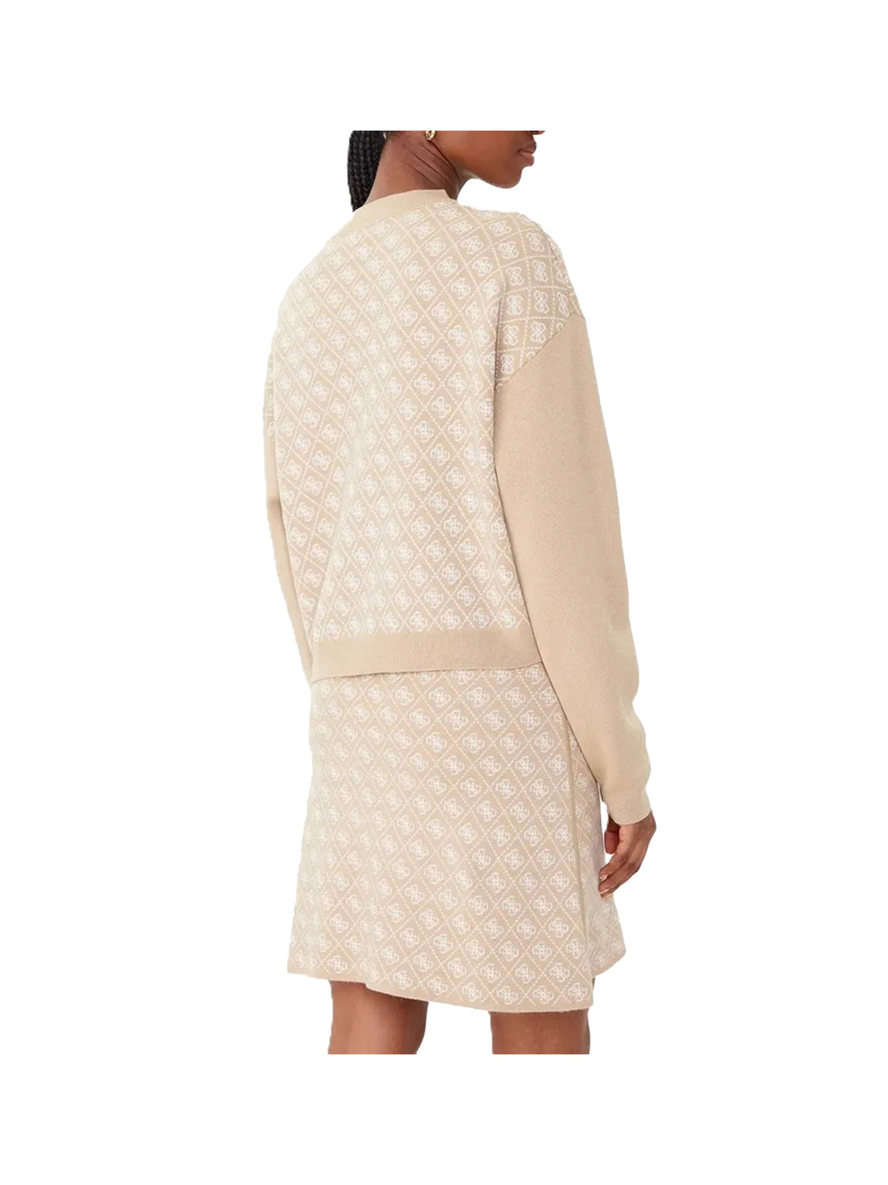 GUESS Maglione logato Donna - Taupe modello W5BR23Z3JD2