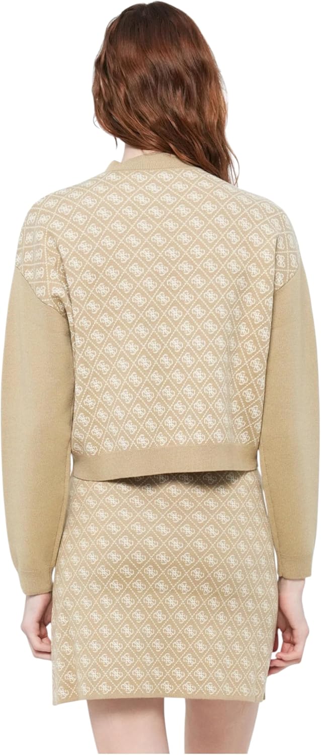 GUESS Maglione logato Donna - Taupe modello W5BR23Z3JD2