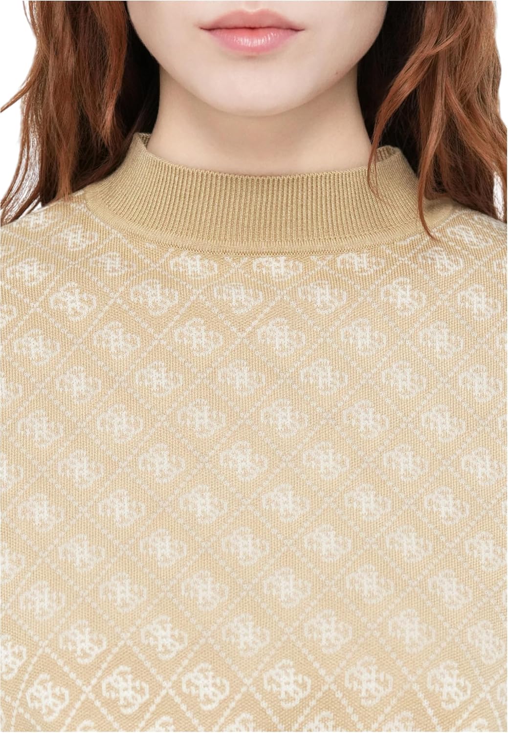 GUESS Maglione logato Donna - Taupe modello W5BR23Z3JD2