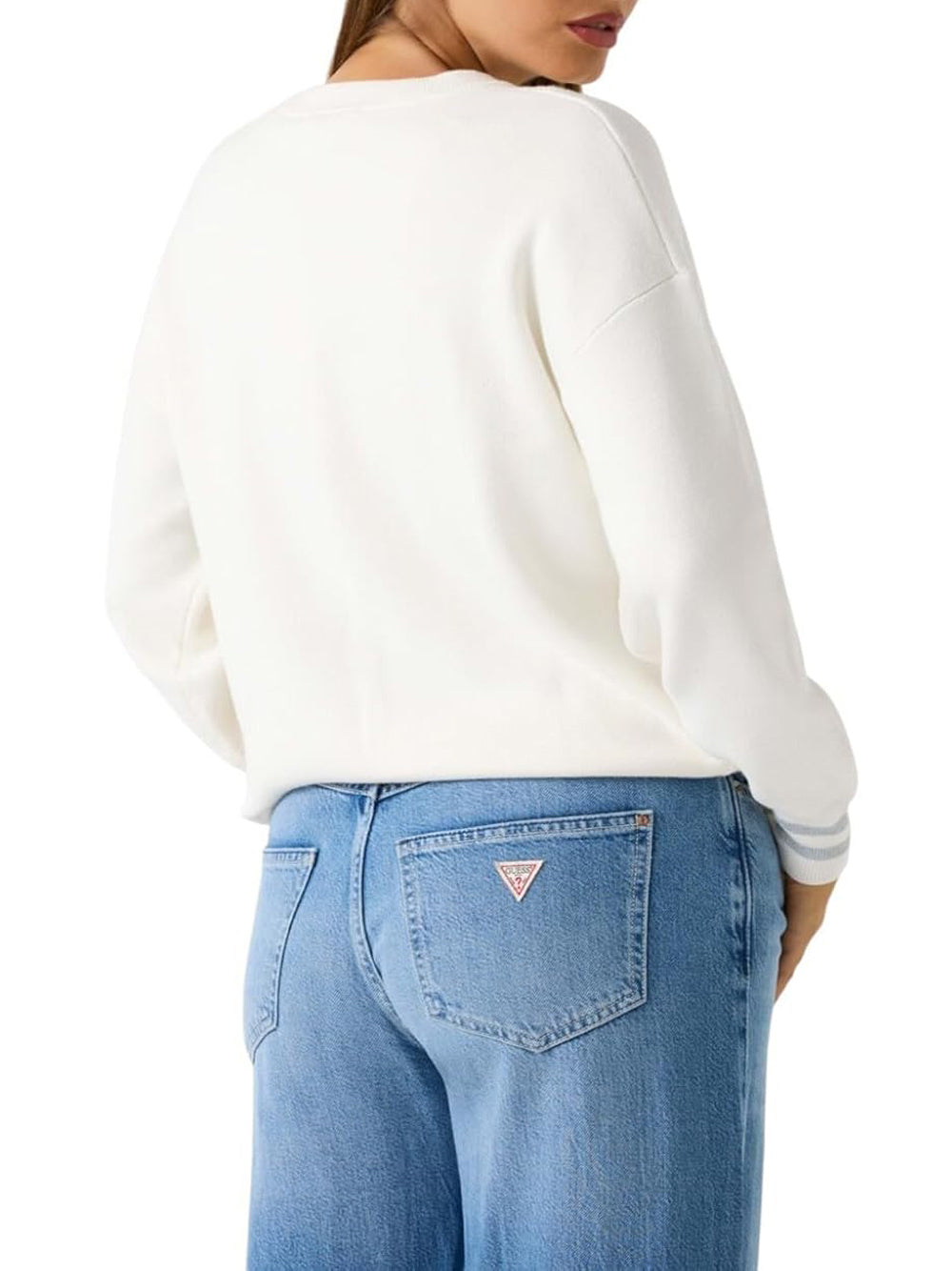 GUESS Maglione Donna - Bianco modello W5BR42Z26I2