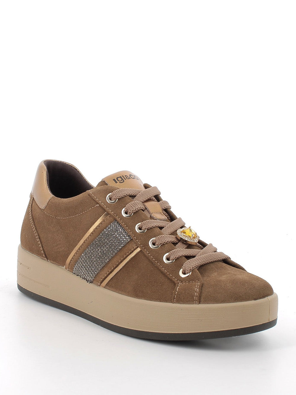 IGI&CO Sneakers con zeppa Donna - Marrone modello 8668622