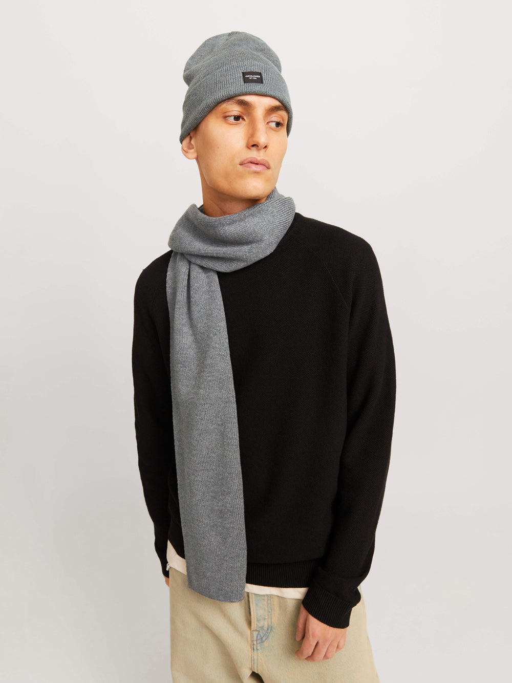 JACK&JONES Sciarpa Uomo - Grigio modello 12102728