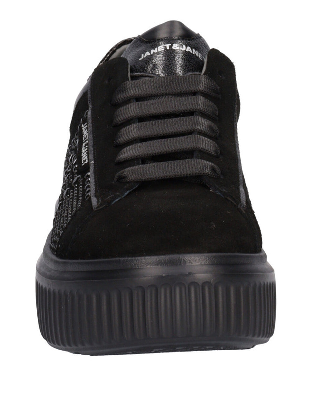 JANET&JANET Sneakers platform Donna - Nero modello J401