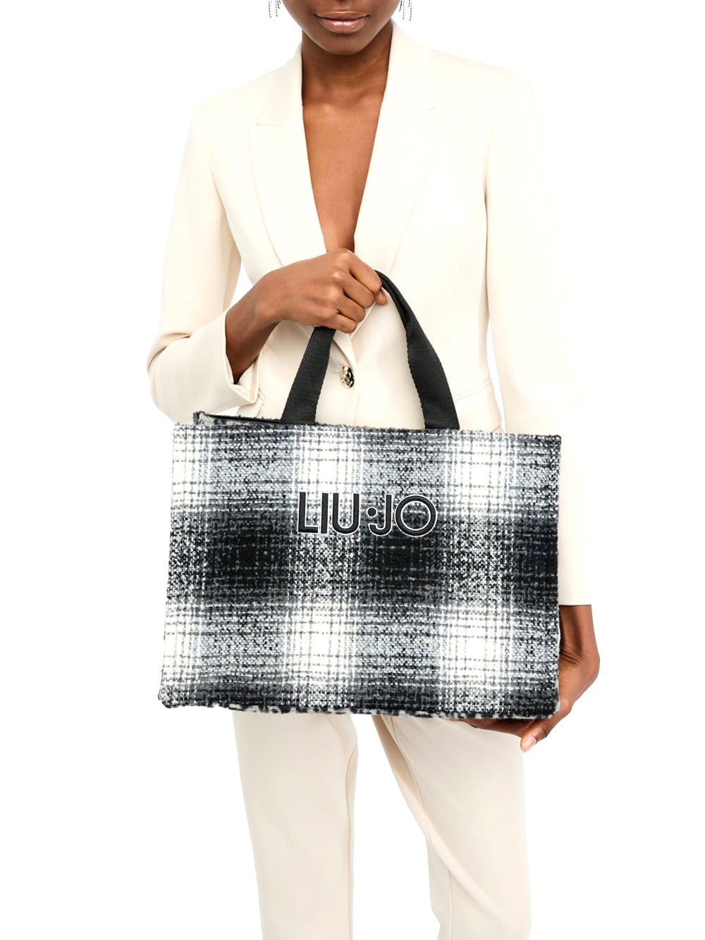 LIU.JO Borsa Shopping Donna - Grigio modello 2F5027T6089